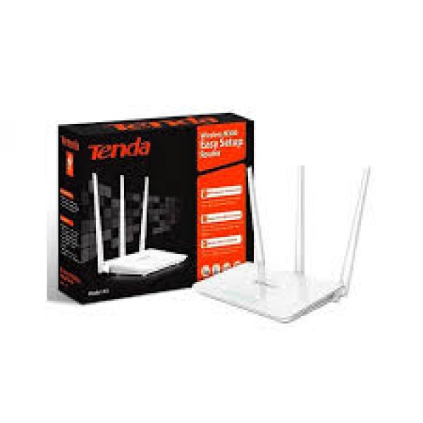 Tenda F3 - WiFi Router, 1GE WAN, 3 GE LAN, 3 x Ant...