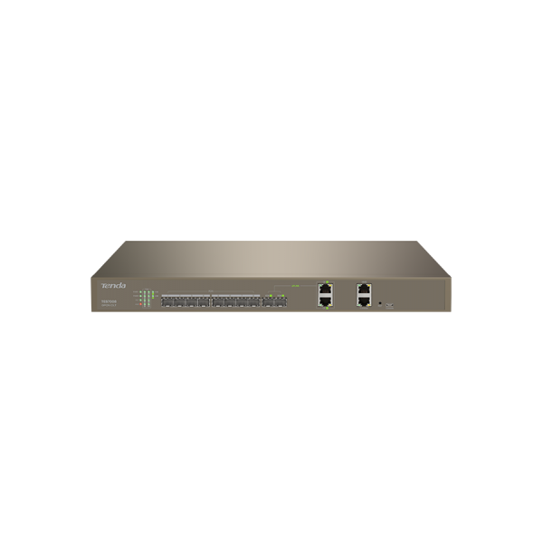 Tenda TES7008 - 8 Port GPON, 10GE uplink OLT, dual PS